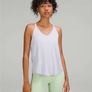 Lululemon Modal-Silk Yoga Tank Top pastel blue size 6